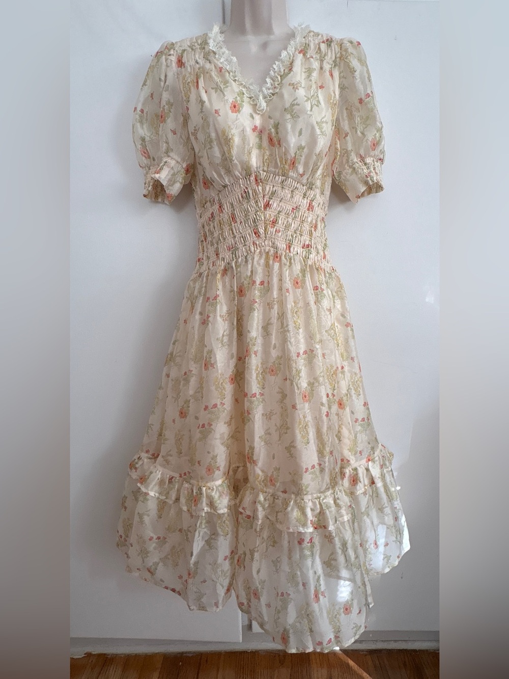 Flawless Vintage Inspired Cottage-core Women’s Size Small Dress By Mr. Water NY